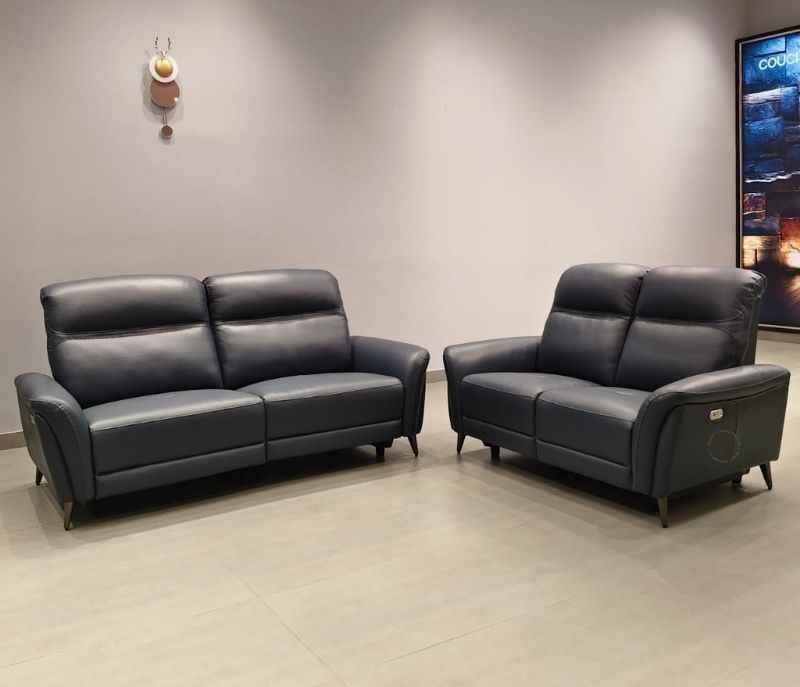 Image 3 for 6664 Electric Recliner Leather Half 3+2 (CP)(EC)