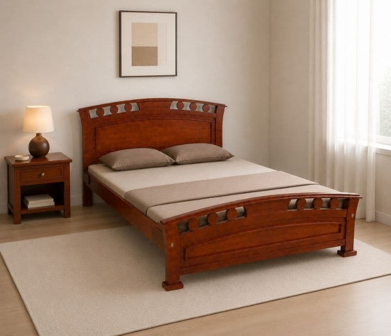 Lumina Cot Solid Rubber Wood (ZAM) (OWD)