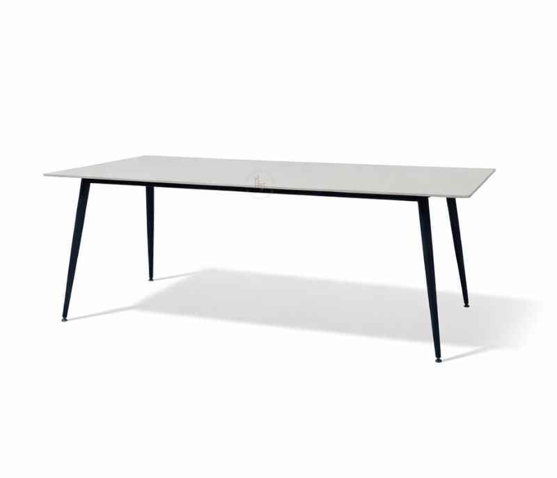 Image 4 for Mendy Armanigrey 8 Seater Marble dining Table with Metal Base