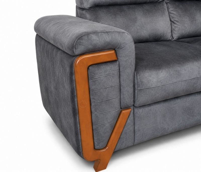 Image 5 for Hulk L-Shape Sofa Solid Neem Wood (ZAM) (OWD)