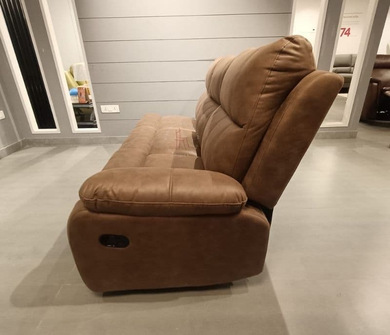 Image 6 for New Model Astra L-Shape Recliner Micro Sauede Fabric
