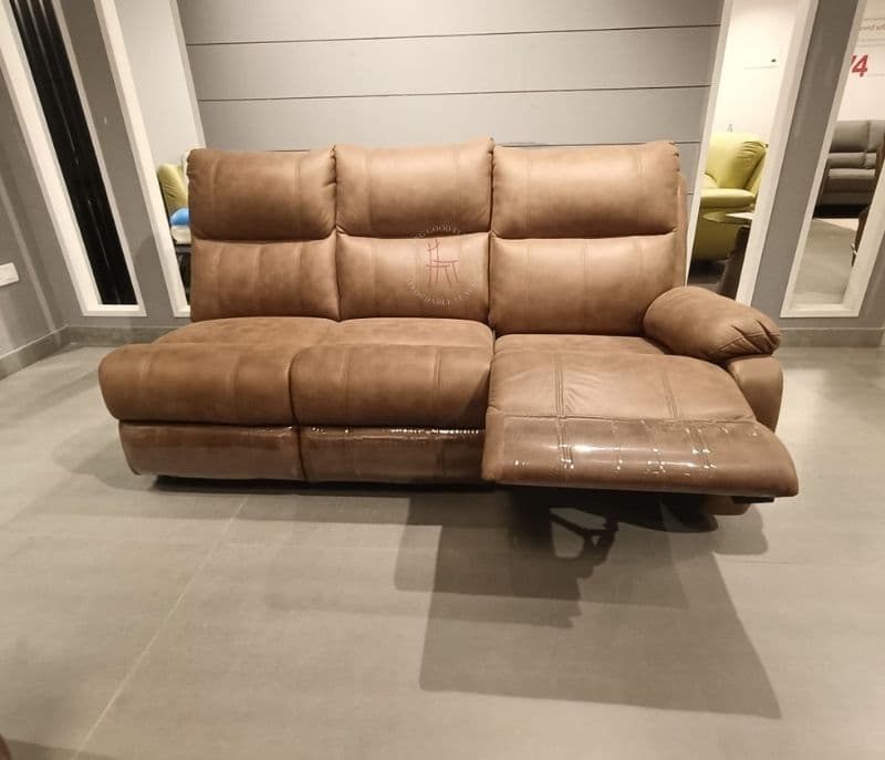 Image 9 for New Model Astra L-Shape Recliner Micro Sauede Fabric