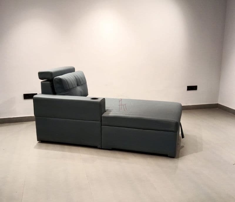Image 12 for Orion Dual-Function Sofa 3+Lounger Velvet Fabric (CP)