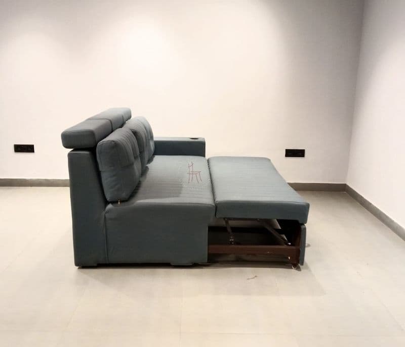 Image 10 for Orion Dual-Function Sofa 3+Lounger Velvet Fabric (CP)