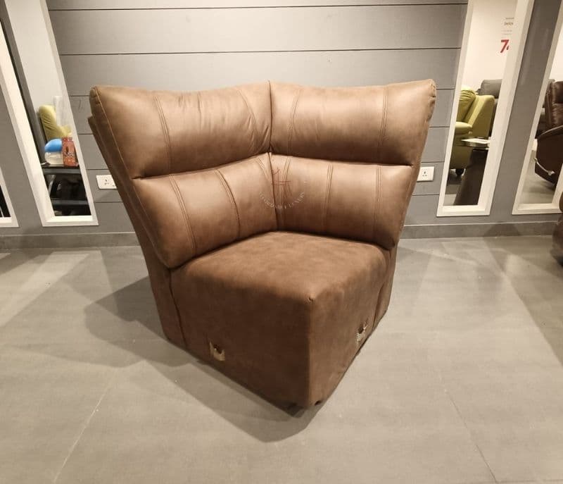 Image 11 for New Model Astra L-Shape Recliner Micro Sauede Fabric