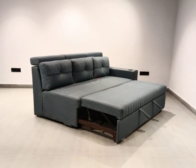 Image 4 for Orion Dual-Function Sofa 3+Lounger Velvet Fabric (CP)