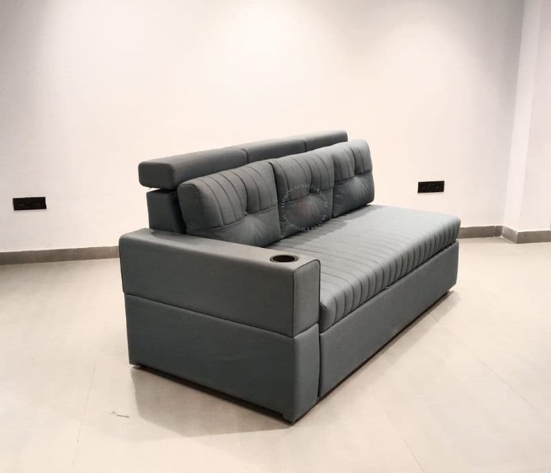 Image 6 for Orion Dual-Function Sofa 3+Lounger Velvet Fabric (CP)