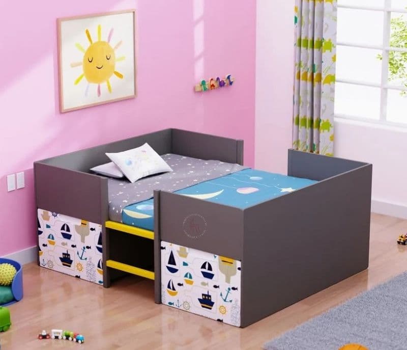 Myla Double Bed with Drawer Storage