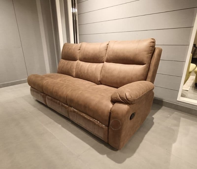 Image 4 for New Model Astra L-Shape Recliner Micro Sauede Fabric