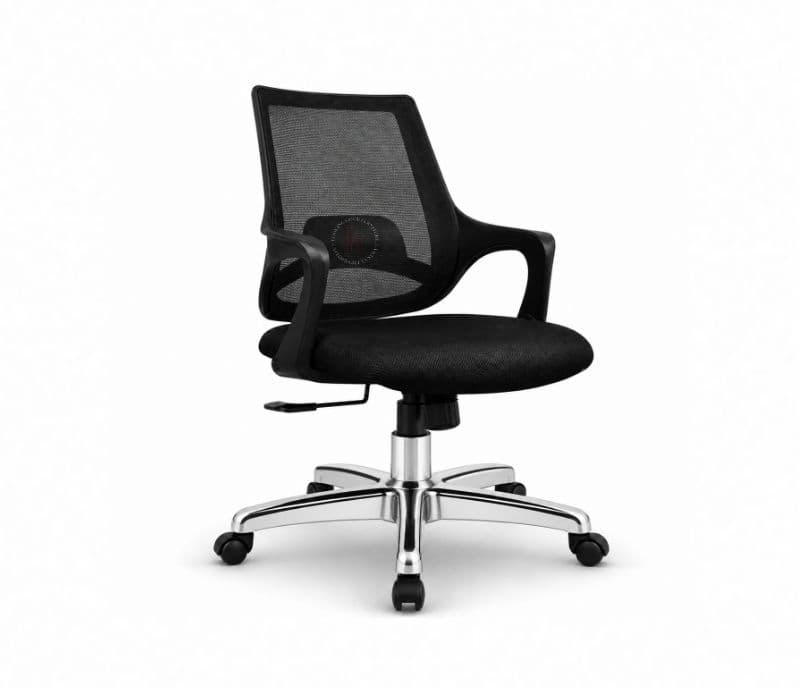 Image 3 for Mono Black Office Chair (PM)