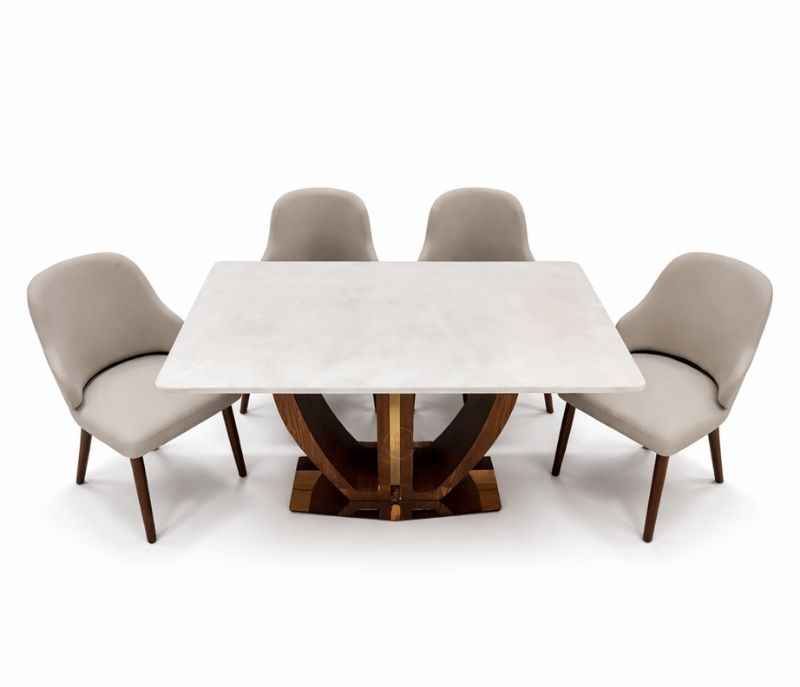 Image 3 for Onyex Marble 140*80, Base 683,DC 703 Walnut (HYD)