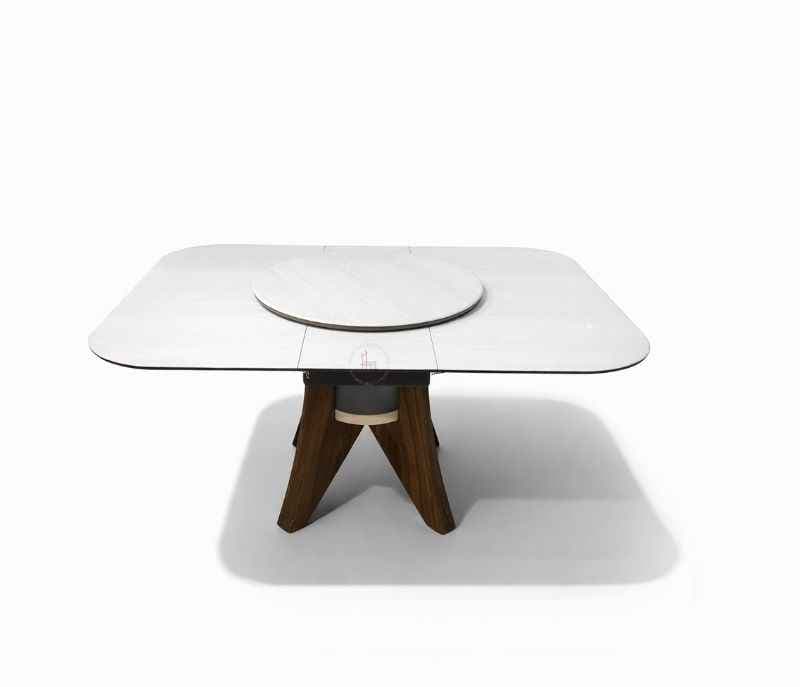 Image 8 for Expandable Dinning Table 662. Chair 125 Artificial Marble Top 1+6
