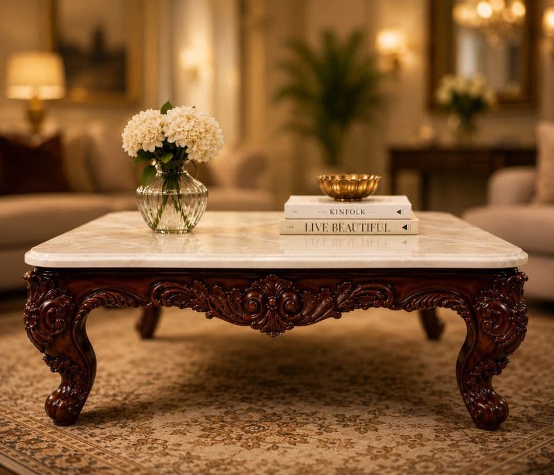 Image 3 for Carving Haritage Sofa Set 3+2+2+CT Seater (OWD)