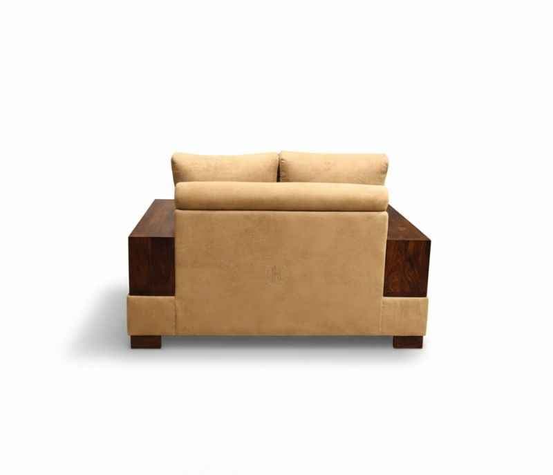 Image 14 for Box 3+2 Living Sofa Set with Divider Suede Velvet Fabric (BSK)(HYD)(WF)