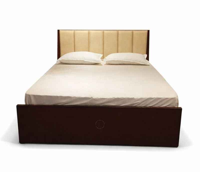 Image 3 for Cushion Patti King Size With Storage and Drawer (Block Board, Brown) (HYD)(CP)
