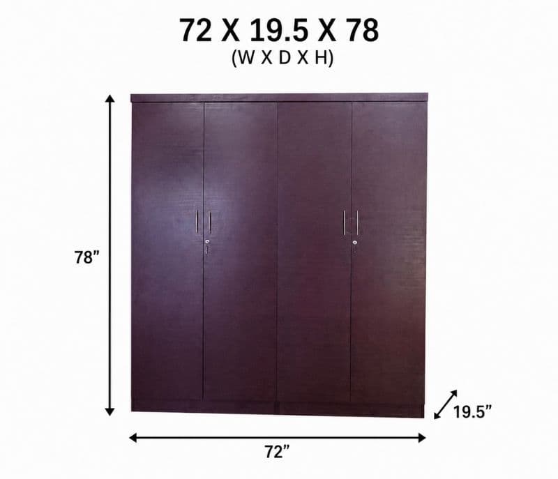 Image 10 for 4 Door Wardrobe (OWD)