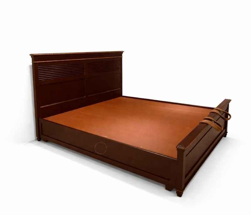 Image 8 for Chestnut King Sized Bed with Hydraulic Bed Box (WF)