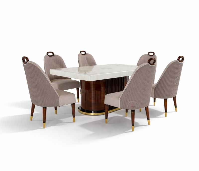 Image 3 for Gola Handle 1+6 Dining Set (RCH TD) (OWD)