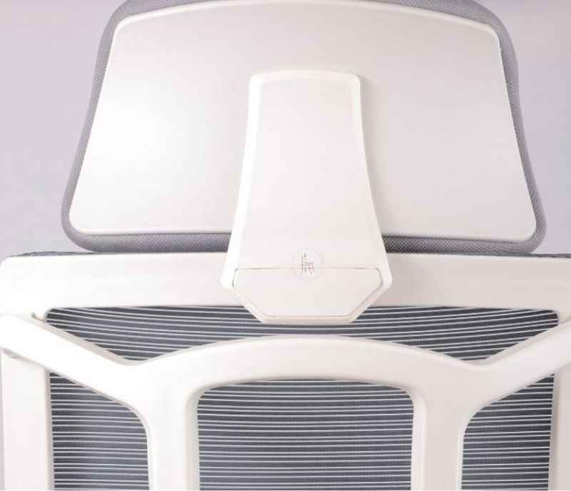 Image 10 for Twister HB White Ergonomic High-Back Mesh Office Chair Adjustable Height Revolving Study Work from Home Chair (WFH)/Computer Desk Chair Back Lumbar Support Ergonomic Chair Tilting Arm Support