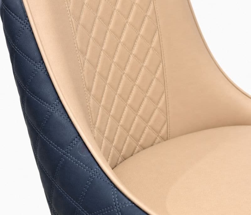 Image 6 for C143/414-5 Beige Blue 1+6 Seater Marble Top