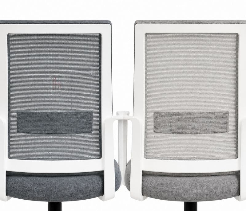 Image 5 for Deluxe White And Grey Office Chair (PM)