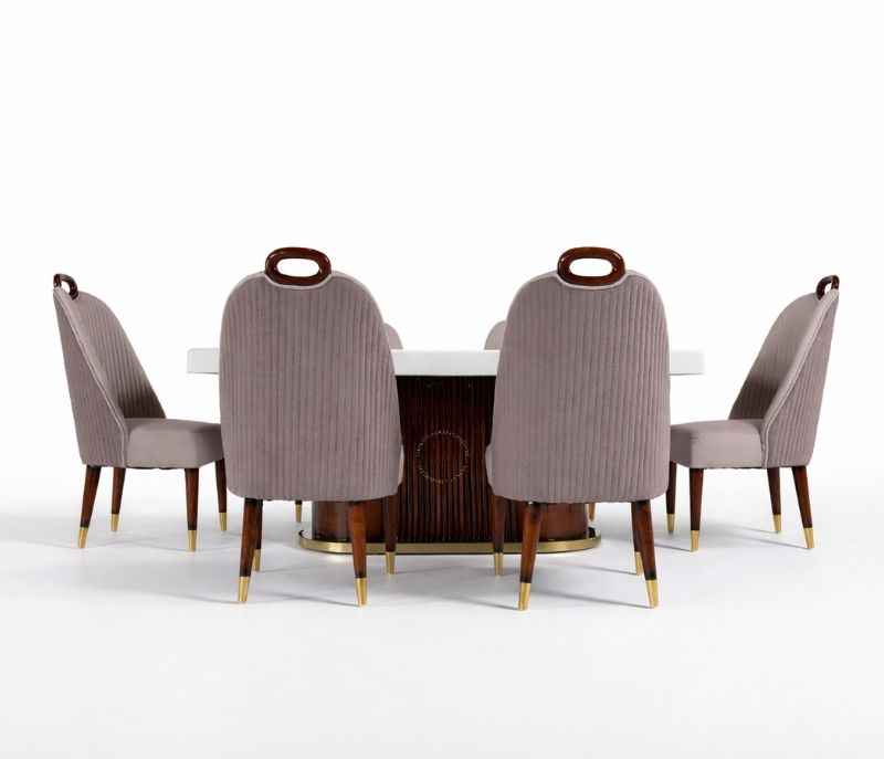 Image 4 for Gola Handle 1+6 Dining Set (RCH TD) (OWD)