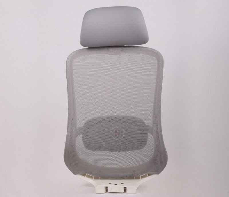 Image 13 for Hawk HB Grey White Ergonomic High-Back Mesh Office Chair Adjustable Height Revolving Study Work from Home Chair Computer Desk Chair Back Lumbar Support Ergonomic Chair Tilting Arm Support