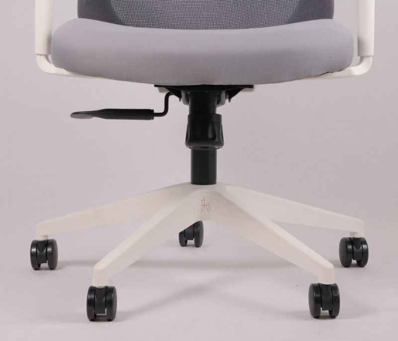 Image 10 for Hawk MB Grey White Ergonomic High-Back Mesh Office Chair Adjustable Height Revolving Study Work from Home Chair Computer Desk Chair Back Lumbar Support Ergonomic Chair Tilting Arm Support