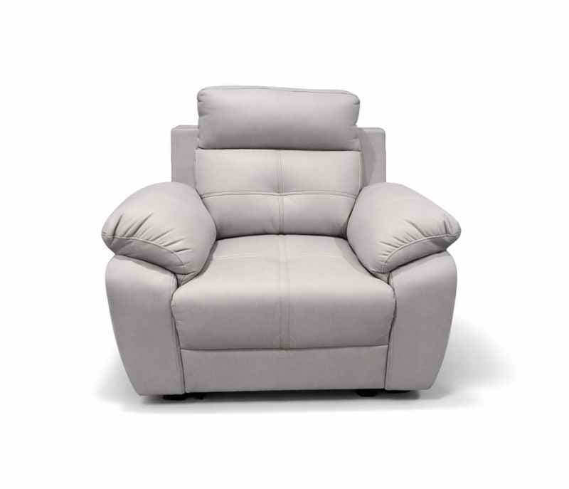 Image 11 for Atlas Comfort Sofa 3+2+1 Seater Velvet Suede Fabric (Light Grey)