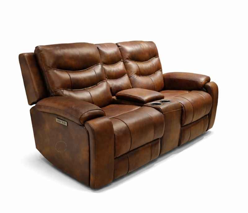Image 9 for U70731HM Manva 3MR+2MR+ Power Recliner Leather Fabric
