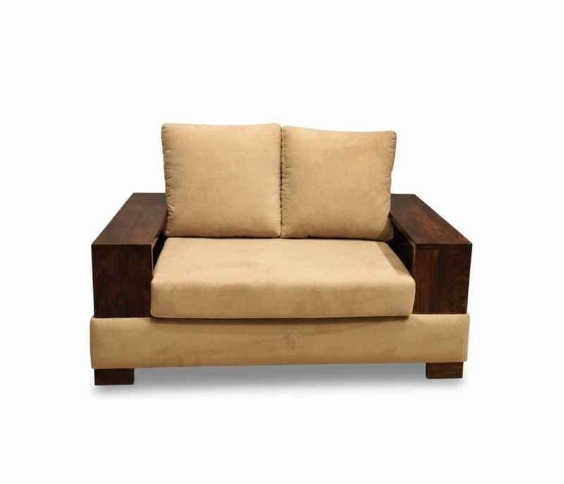 Image 12 for Box 3+2 Living Sofa Set with Divider Suede Velvet Fabric (BSK)(HYD)(WF)
