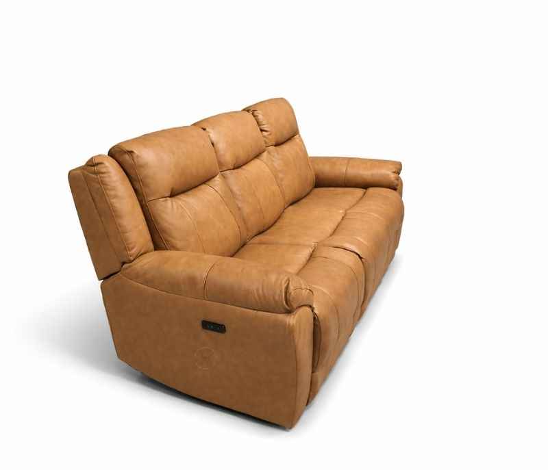 Image 6 for U70732 Manva 3 + 2 + 1 Power Recliner Body Touch Leather (BS - BSK)(HYD)(BWD)(BS-EC)