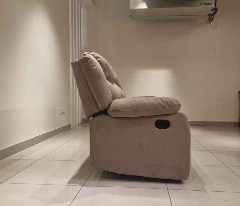 Image 15 for JHR195 - 59929 3+2 Manual Recliner Velvet Suede Fabric (SKN)
