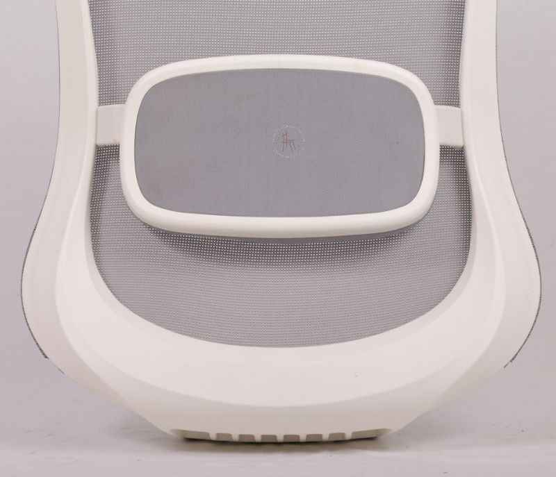 Image 13 for Hawk MB Grey White Ergonomic High-Back Mesh Office Chair Adjustable Height Revolving Study Work from Home Chair Computer Desk Chair Back Lumbar Support Ergonomic Chair Tilting Arm Support