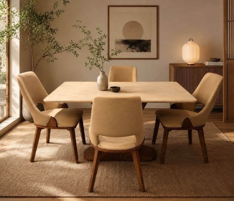 Image 5 for Dining Table 4+1 - 102/2513 Marble Top (CP)