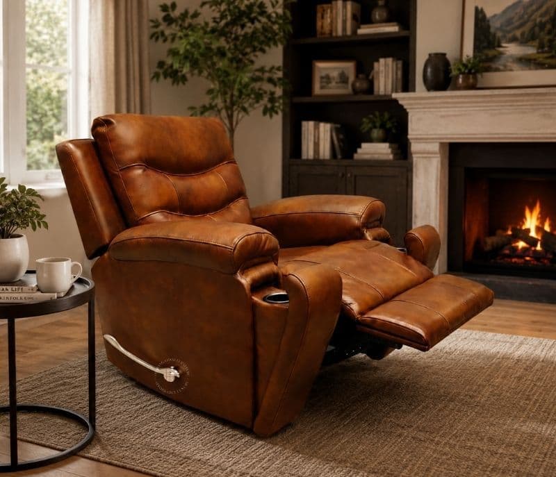 Image 6 for Recliner Single Seater Body Touch Leather (70731) (CP)(BWD)