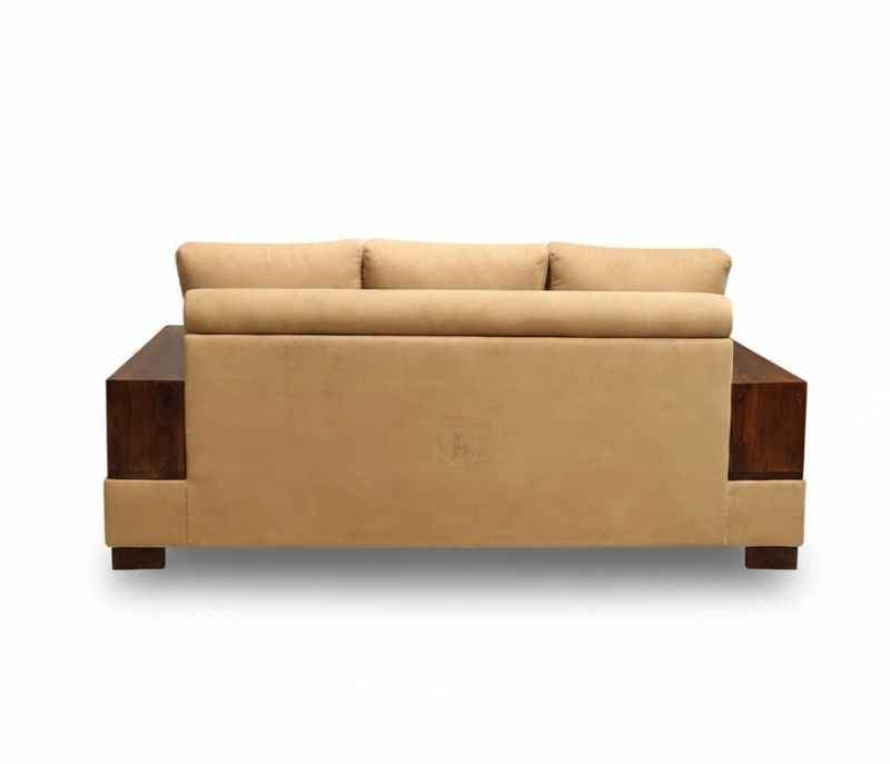 Image 8 for Box 3+2 Living Sofa Set with Divider Suede Velvet Fabric (BSK)(HYD)(WF)