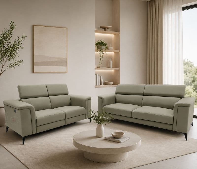 Image 2 for Douglas Sofa 3 Seater Static+2 Seater With Motorized Recliner (HYD)