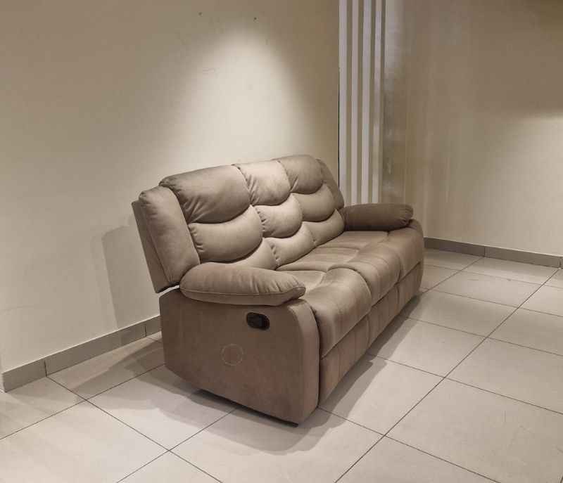 Image 10 for JHR195 - 59929 3+2 Manual Recliner Velvet Suede Fabric (SKN)