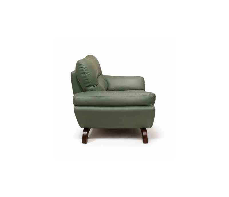 Image 4 for Florida Sofa Set (Half Leather, Green)