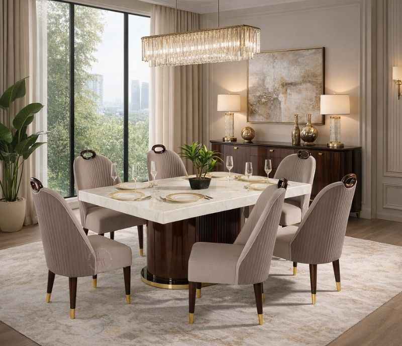 Image 1 for Gola Handle 1+6 Dining Set (RCH TD) (OWD)