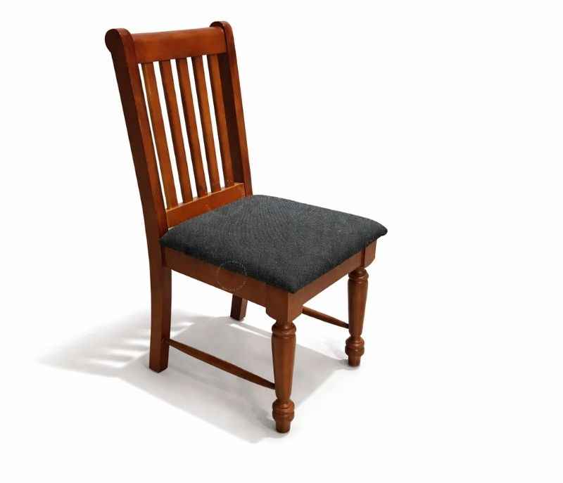 Image 3 for Ikea 4 Seater Solid Wood Dining Set with Premium Fabric Upholstery (BWD)