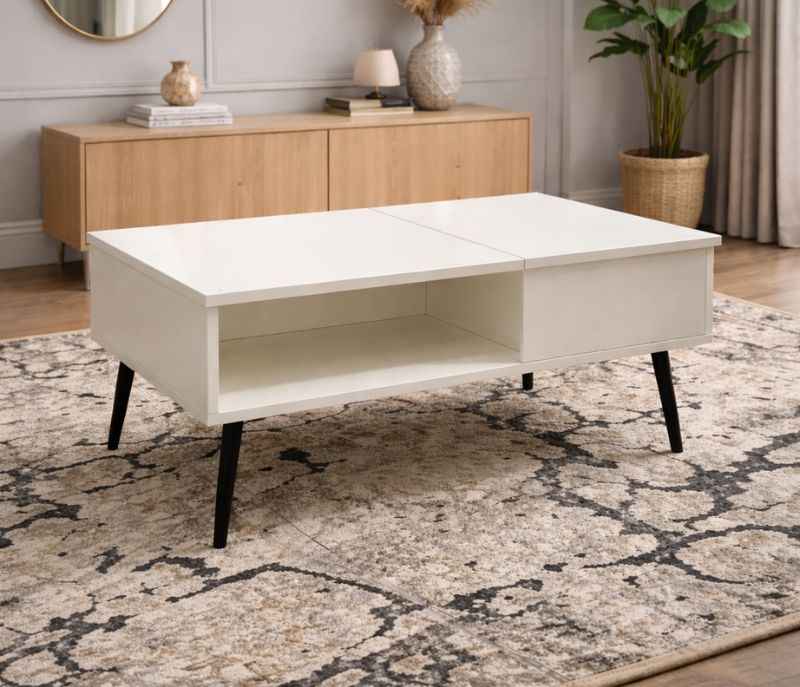 Image 1 for Tiller Coffee Table with Hydraulic Lift Mechanism