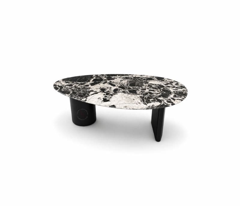 Image 3 for 932-1 Centre Table Marble Top And Metal Base (HYD)