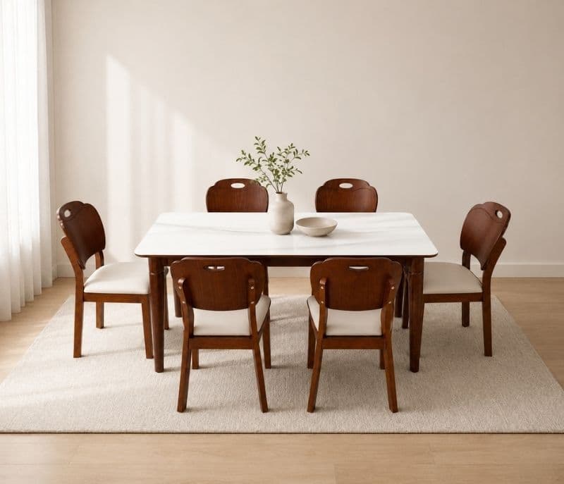 Image 1 for Imported Dining Set-338/338 1+4 Seater (BTM)(HYD)