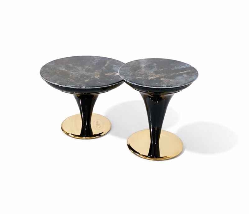 Image 4 for Instaa-Center Table 40950 9923 With Marble Top And Metal Base (WF OTD)