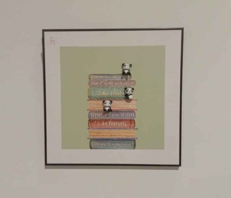 Image 2 for DM-D-FM-03 5839 Motivating cute Panda 3D Art Frame