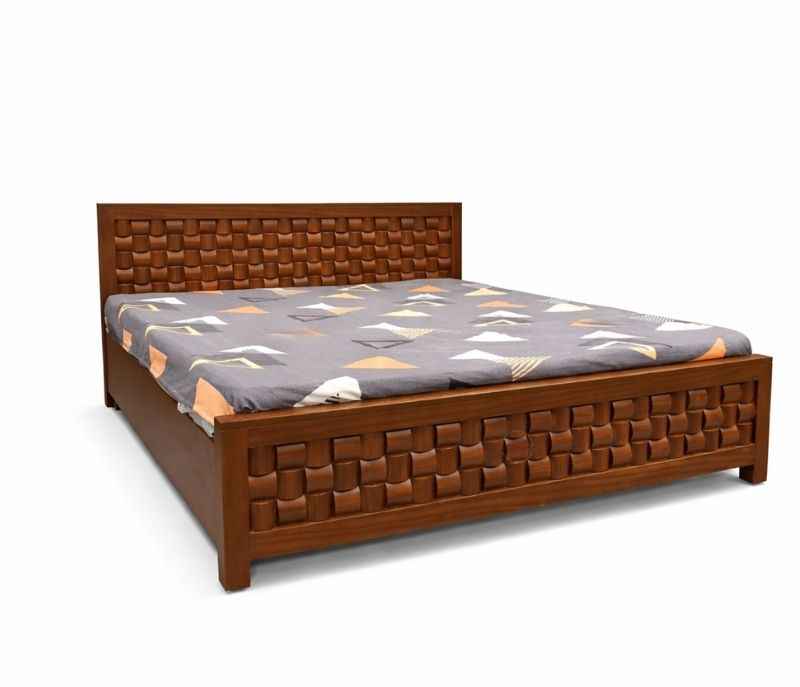 Image 2 for Sk Chocolat Cot King Size 72X78 With Storage One Side Top Lifting And One Side Drawer (BWD)(BSK)(BS-BTM)