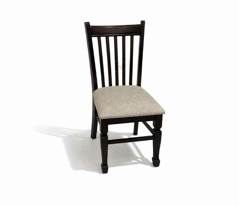Image 2 for Damro Teak Wood Dining 1 Chair with Premium Fabric Upholstery