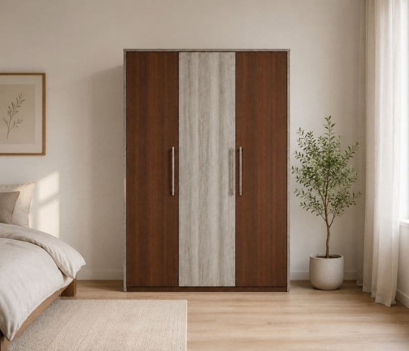 Wav 3 Door Wardrobe Engineered Wood (WI)